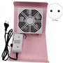 Geieold Nail Aspiration Collecteur de PoussièRe Ventilateur Aspirateur Manucure Machine Outils Art Manucure Salon Outils Rose EU