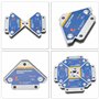 JIVIMOCO 4PCS 50KG Titulaires de Soudage Magnétique Angle de Soudage Aimant de Soudage Fixateur Positionneur Ferrite Possession 