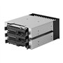 XIAOJUN 3,5 Pouces HDD Cage Rack Hard Driver Tray Hard Drive Cage Support 3 HDD Hard Disks
