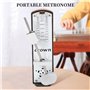 Luntfeiy Mini métronome mécanique Portable Universel pour Guitare de Piano, 107916