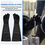 Luntfeiy Gants de sablage pour sable 60 x 20 cm