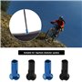 eMagTech 100pcs Écrous de Rayon Roue de Vélo Protecteur de Rayon pour Vélo de Montagne Vélo de Route 14G / 2mm de Diamètre Rayon