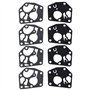 eMagTech 4 Ensembles de Joints de Diaphragme de Carburateur Kit de Réparation de Carburateur de Tondeuse à Gazon Compatible avec