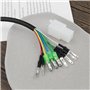 eMagTech 1pc Connecteur de Câble de Vélo électrique à 9 Broches Câble de Moteur Mâle 55 Cm 12-72 V pour Moteur de Moyeu à Engren