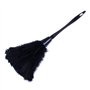 Pesfehhy 1 Pc Plumeau De Dinde À La Mode avec Poignée en Plastique Noir Outil De Nettoyage (Noir) 35Cm