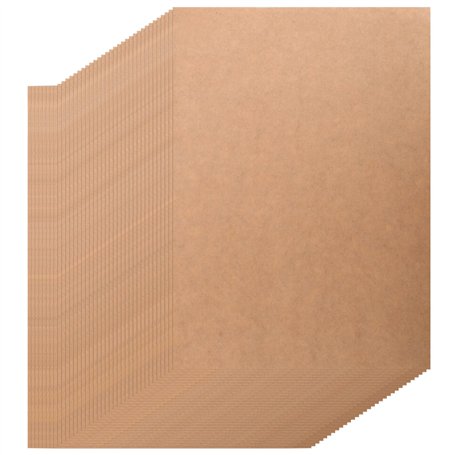 Hscjymnd Lot de 100 feuilles A4 de papier adhésif en kraft imprimable autocollant pour imprimante à jet d'encre ou photocopieur.