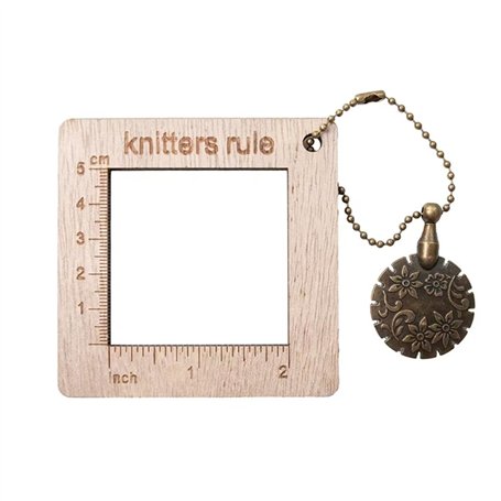 Gokoti Règle à tricoter