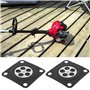 ECSiNG 2 Kits de Réparation de Joint de Diaphragme de Carburateur Compatible avec Kawasaki TG18 TG20 TG24 TG28 TF22 33,6 X 28 Mm