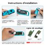 Tolesum 3D Hall Effect Sensor Joystick de Remplacement pour Manette NS Switch/Switch OLED Joy-Con/Switch Lite,Thumb Stick Capuch