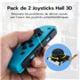 Tolesum 3D Hall Effect Sensor Joystick de Remplacement pour Manette NS Switch/Switch OLED Joy-Con/Switch Lite,Thumb Stick Capuch