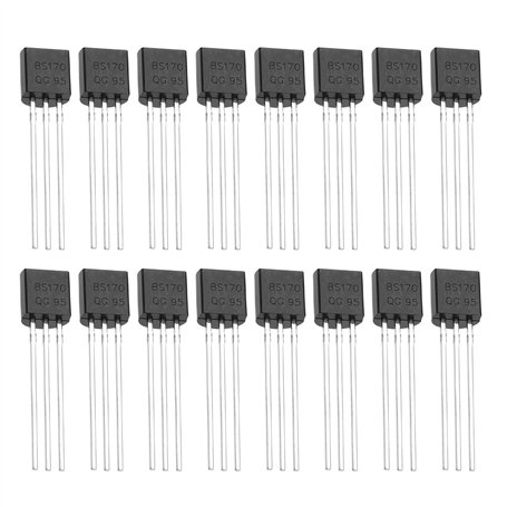 eMagTech Lot de 50 transistors de rechange Mosfet BS170 - Rectifieur à canal N - Tubes à effet de champ N - Accessoires pour pro