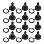 ECSiNG 12pcs Interrupteur à Bascule Capuchons en Caoutchouc pour 12mm pour Bateaux Équipement Véhicules Tout-terrain Étanche Int