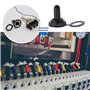 ECSiNG 12pcs Interrupteur à Bascule Capuchons en Caoutchouc pour 12mm pour Bateaux Équipement Véhicules Tout-terrain Étanche Int
