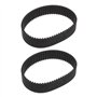 ECSiNG 2pcs Courroie d'entraînement Rabot en Caoutchouc HTD201-3M-14 67 Dents Boucle Fermée CT2610387984 Compatible avec Bosch S