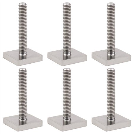 ECSiNG Lot de 6 adaptateurs de Rail en T M6 x 35 mm
