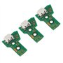 ECSiNG 3X JDS-040 Remplacement de Carte d'interface Assemblage du Port de Charge Compatible avec PS4 Pro Adaptateur Micro USB Ch