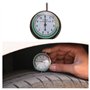 ECSiNG Jauge de Profondeur Bande Roulement de Pneu Type Cadran Professionnel Gamme d'outils de Mesure Portable 0-11mm pour Voitu
