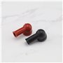 ECSiNG Lot de 10 coques isolantes en caoutchouc pour bornes de batterie - 14 mm x 8 mm - Noir et rouge