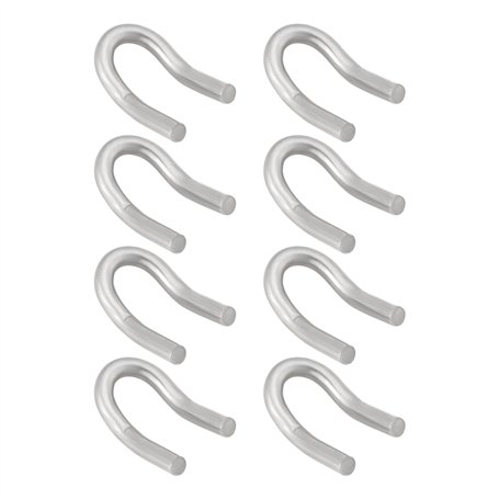 LT Easiyl 8 Lot Crochets à Ressort en Acier Inoxydable 304 Compatible avec Les Silencieux d'échappement Moto Crochets Soudage de
