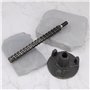 LT Easiyl 1 Jeu de Tiges Filetées en Béton avec écrou à Oreilles pour Support de Carottage Perceuse à Carotter pour Outils de Ca