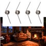 SG Store 4pcs Ressorts de Torsion en Acier Inoxydable 304 Diamètre Du Fil de 2mm Diamètre Extérieur de 15mm Déflexion de 122 ° A