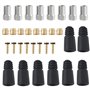 Briny River Lot de 8 Tuyaux de Frein à Disque Hydraulique pour Vélo Kit de Réparation de Vis à Ardillon Connecteur Olive Compati