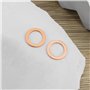 Briny River 40x Rondelles en Cuivre pour Conduites de Frein Automobiles M10 14 X 10 X 1 Mm Compatibles avec HEL Les Vélos