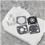 Briny River 2 Ensembles Kit de Réparation de Diaphragme de Carburateur Compatible avec Zama RB-47 C1Q-E3 C1Q-E4 C1Q-E6A C1Q-W11