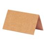 Cartes de Placement pour Mariages, 100 Cartes en Kraft, Cartes de Tente Rustiques à Personnaliser