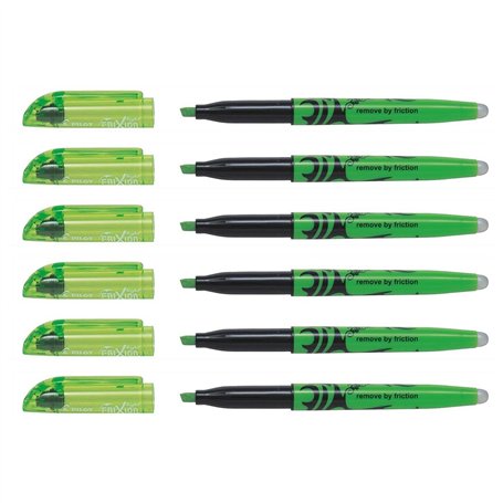 PILOT Lot de 6 Surligneurs FriXion light 3