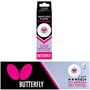 Butterfly Balles de ping-Pong 3 étoiles R40+ | Balles de ping-Pong Professionnelles Premium Blanches (Paquet de 3) | Balles de p
