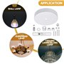 LABRIMP 1 Ensemble de Lumière Auvent Couvercle de Support Plaque de Plafond Matériel D'éclairage pour Kit de Luminaire Ou Access