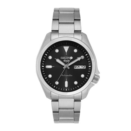 Seiko 5 Sports SRPE55K1 Montre pour homme avec cadran noir et bracelet en acier inoxydable