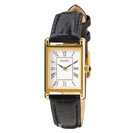 Seiko Femmes Analogique Quartz Montre avec Bracelet en Cuir SWR054P1