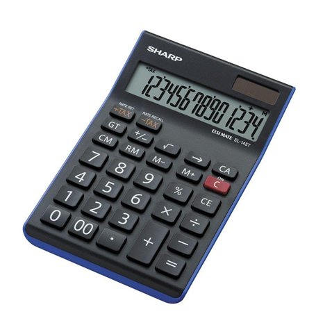 Sharp Electronics eL145TBL 14 Chiffres Calculatrice