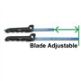 handy handheld saw (adjustable length hacksaw blade fitted into a plastic handle). Made in Japan. Engineer tz-02