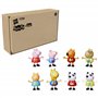 Peppa Pig Pack de 8 Figurines : Peppa et George Pig, Peggi Panda, Candy Cat et Autres, exclusivité Amazon, dès 3 Ans