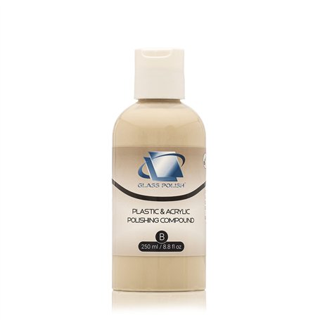 Glass Polish 14019 Composé de polissage pour plastique et acrylique pour les micro-finitions professionnelles à haute brillance