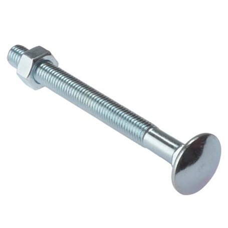 Bulk Hardware BH02192 Boulon de carrosserie / écrou plaqué au zinc