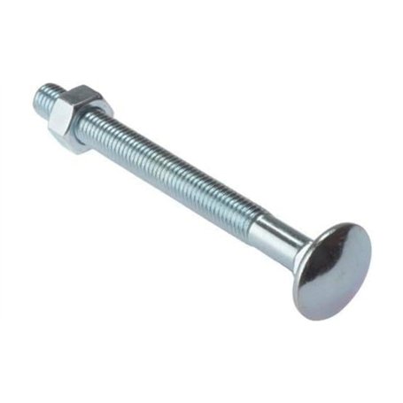 Bulk Hardware BH02154 Boulon de carrosserie / écrou plaqué au zinc