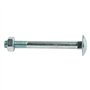 Bulk Hardware BH02145 Boulon de carrosserie / écrou plaqué au zinc