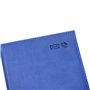 Esposti Grand carnet d'adresses A5 – Couverture rembourrée en cuir PU – Bleu