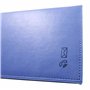 Esposti Grand carnet d'adresses A5 – Couverture rembourrée en cuir PU – Bleu
