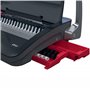 GBC CombBind CB12 4410060 Relieuse manuelle pour 165 feuilles A5/A4, design compact et léger, perfore 12 feuilles, noir/argenté