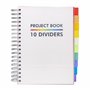 Pukka Pad B5 White Project Book with 10 Dividers