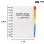 Pukka Pad B5 White Project Book with 10 Dividers