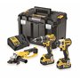 DEWALT - Kit 3 outils Perceuse Visseuse à percussion