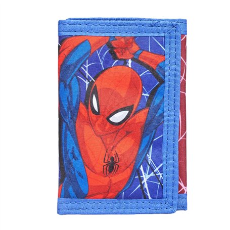 Marvel Portefeuille Spiderman pour garçons et filles avec porte-cartes à trois volets