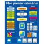 Mon premier calendrier Magnétique. 40 x 30cm Tableau rigide avec une corde pour le suspendre