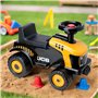 JCB Fastrac Porteur Pied au Sol | Tracteur JCB pour Tout-Petits | Voiture de Construction Porteur | Klaxon couineur et Un Rangem